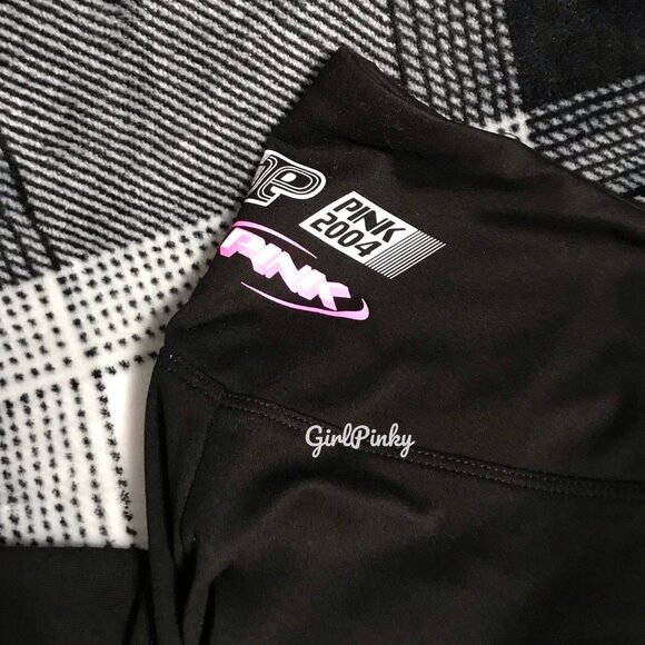 victoria secret PINK RACING flare leggings & SHORT SLEEVE TEE IN ALL SIZES - Picture 5 of 11